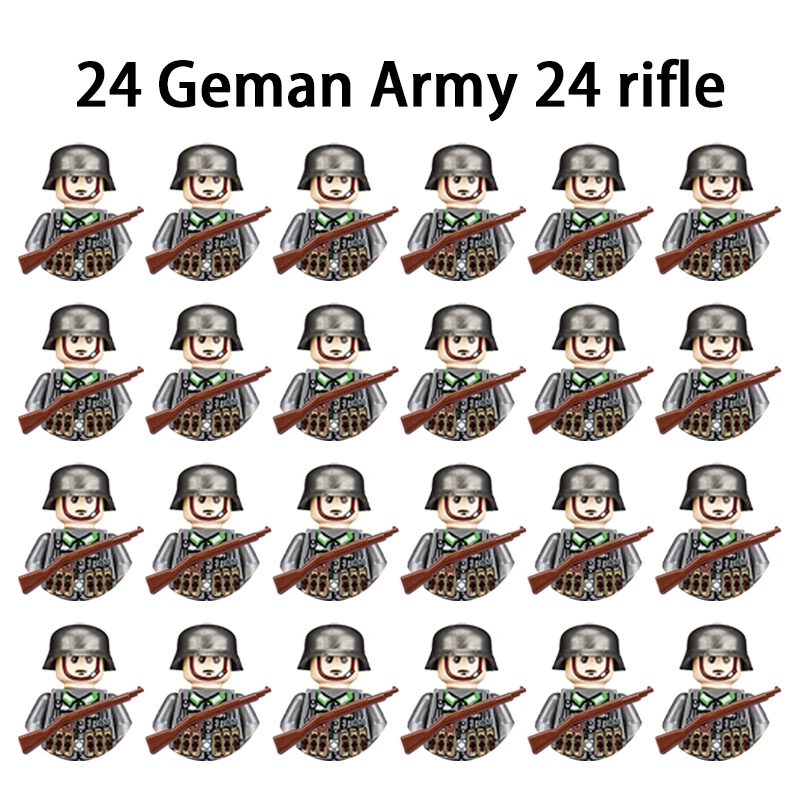 Ethnic Fashion World - 24PCS World War II military figures,