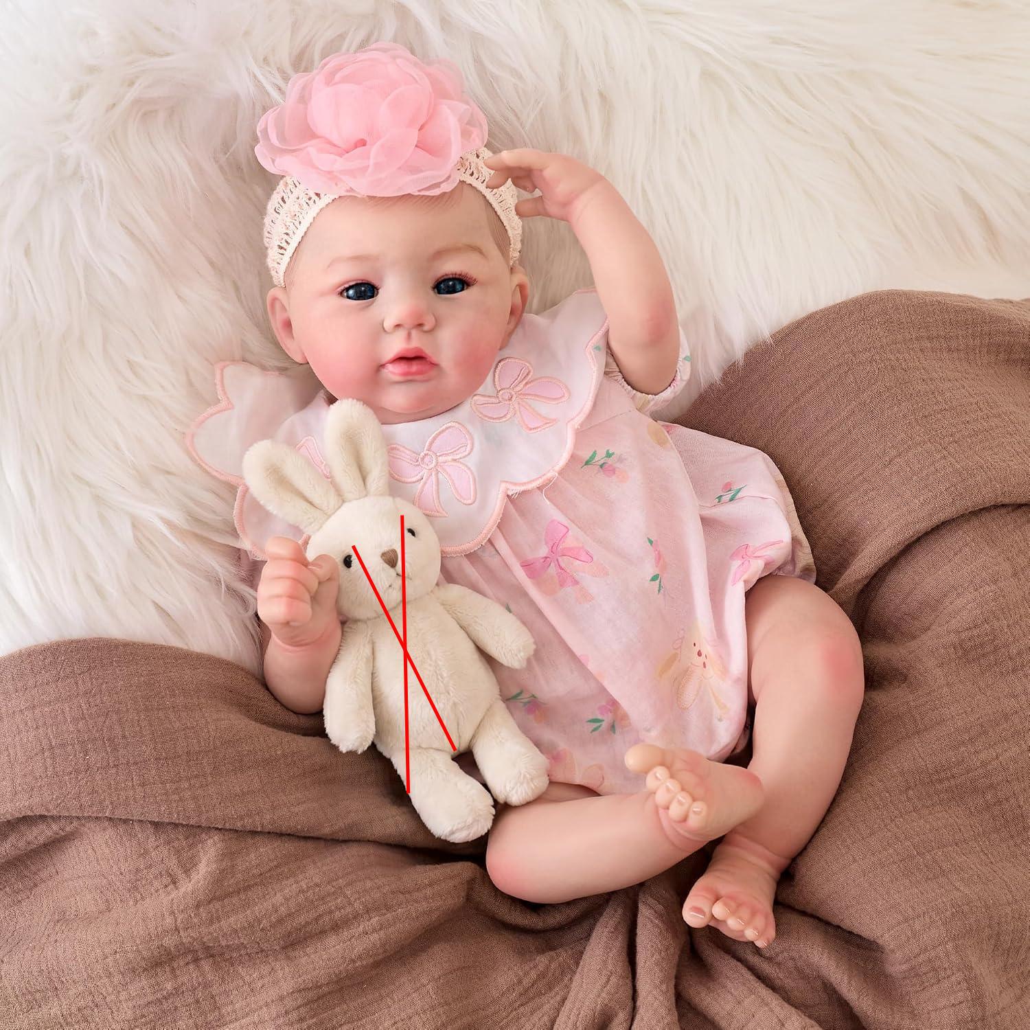 Ethnic Fashion Girls - abigail 48CM Realistic Finished Painted Bebe