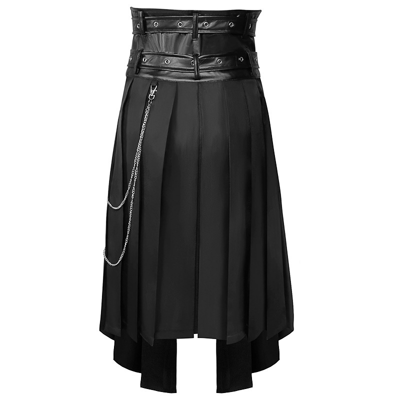 Gothic Dark Men's Skirt Pants  - Ethnic Fashion Wear 评论和价格