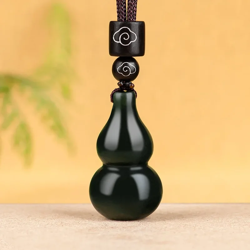 Natural Old Hotan Black Jade P - Ethnic Fashion Wear 评论和价格