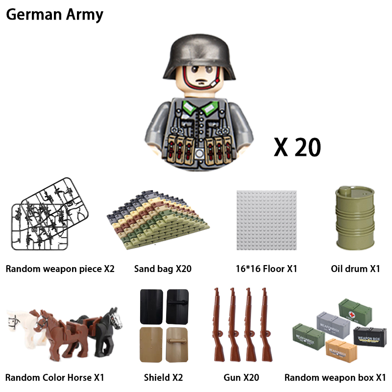 24 Pieces/Batch World War II M - Ethnic Fashion World 评论和价格