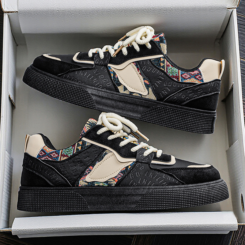 Men's Vintage Patchwork Platfo - Fashion Ethnic Wear For Men 评论和价格