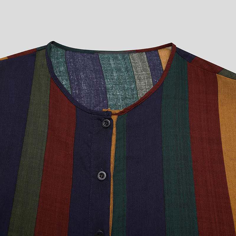 Printed Long Mens Shirt with a - Fashion Ethnic Wear For Men 评论和价格