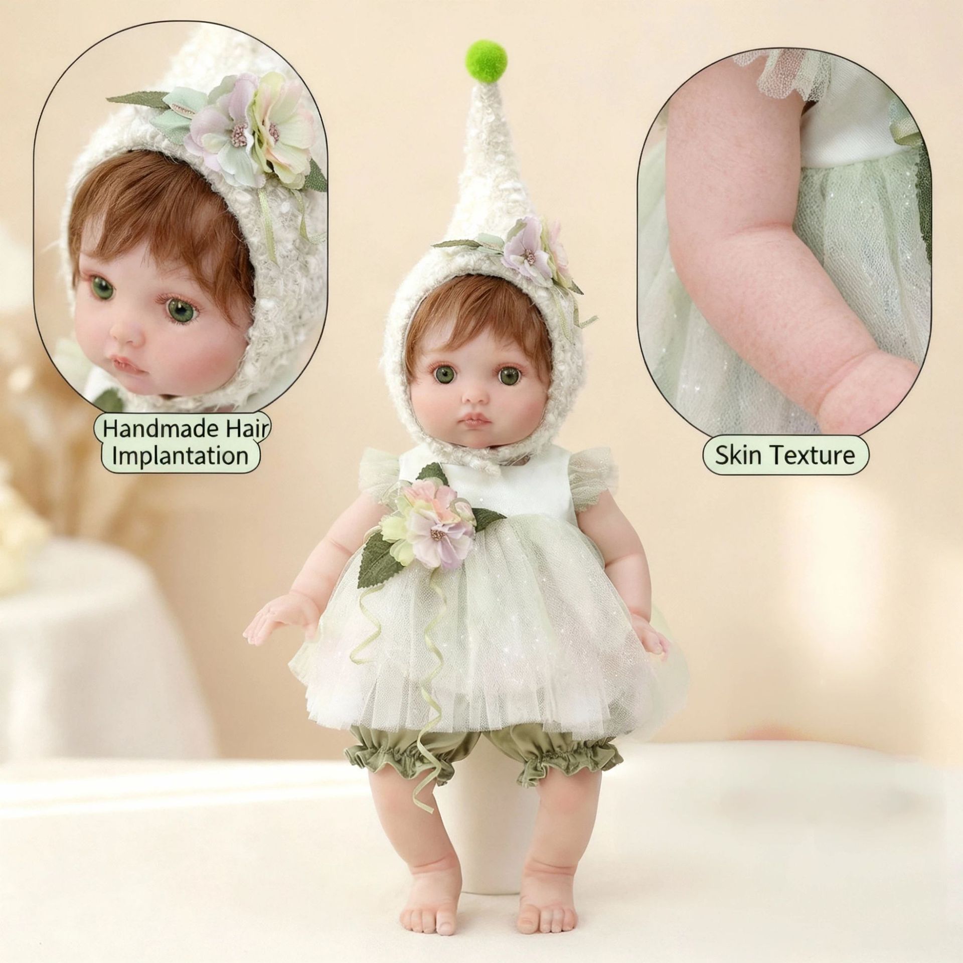 16inch Reborn Baby Dolls Reali - Ethnic Fashion Girls 评论和价格