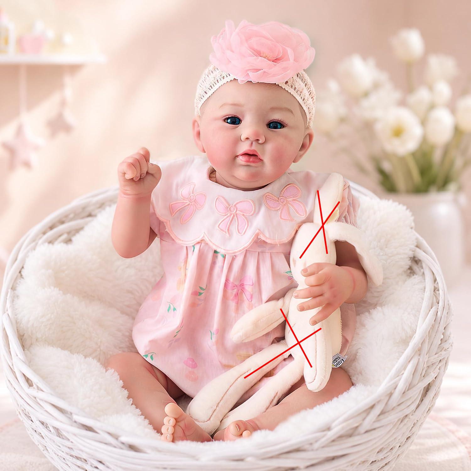 abigail 48CM Realistic Finishe - Ethnic Fashion Girls 评论和价格